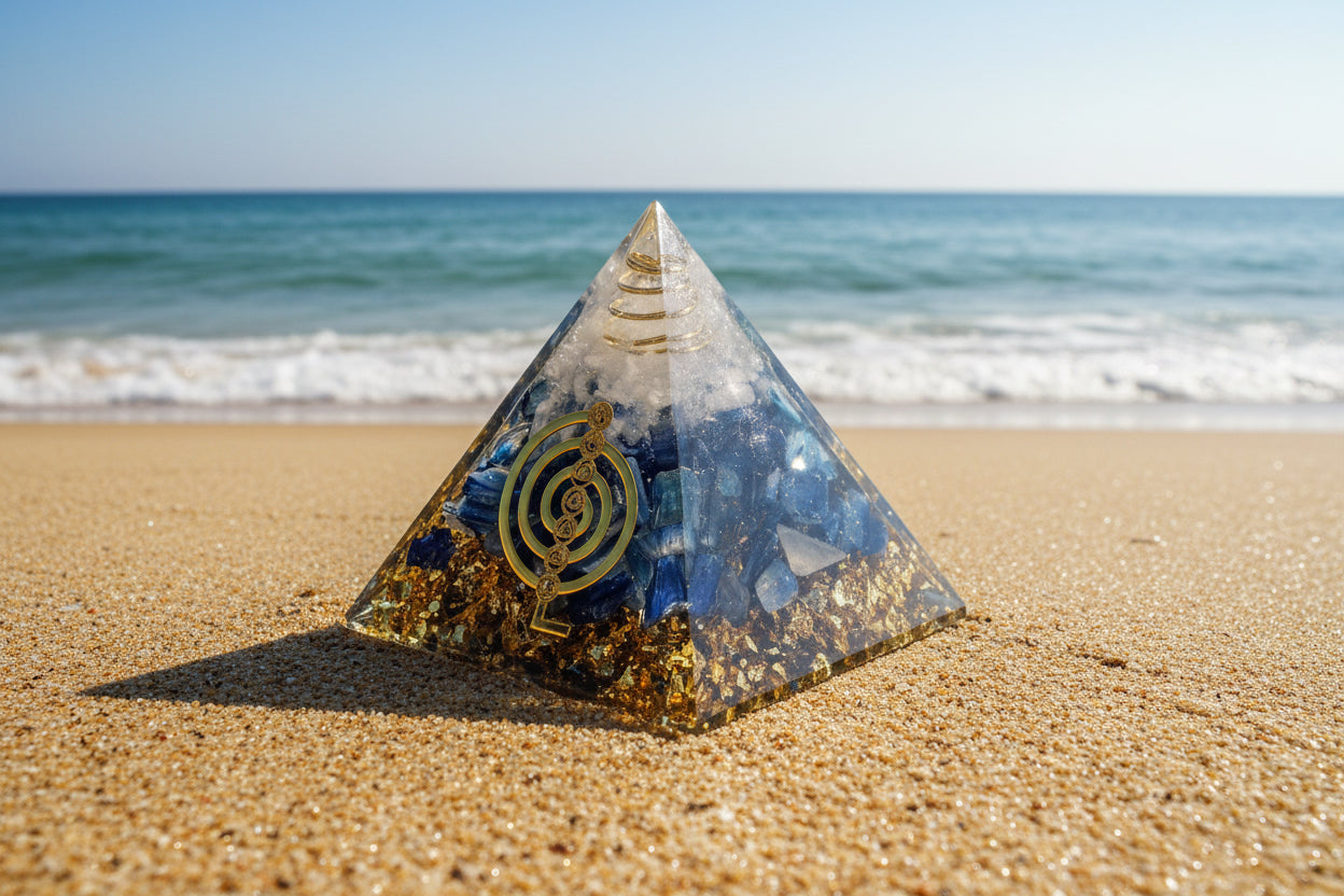 Orgonit Pyramide ENERGIE - Lapislazuli