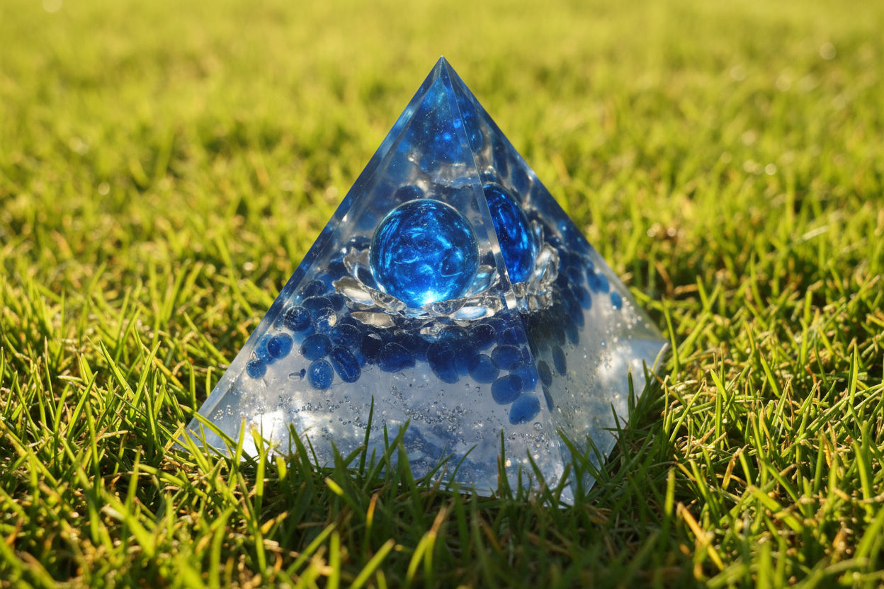 Orgonit Pyramide Lotus - Energie erneuerung