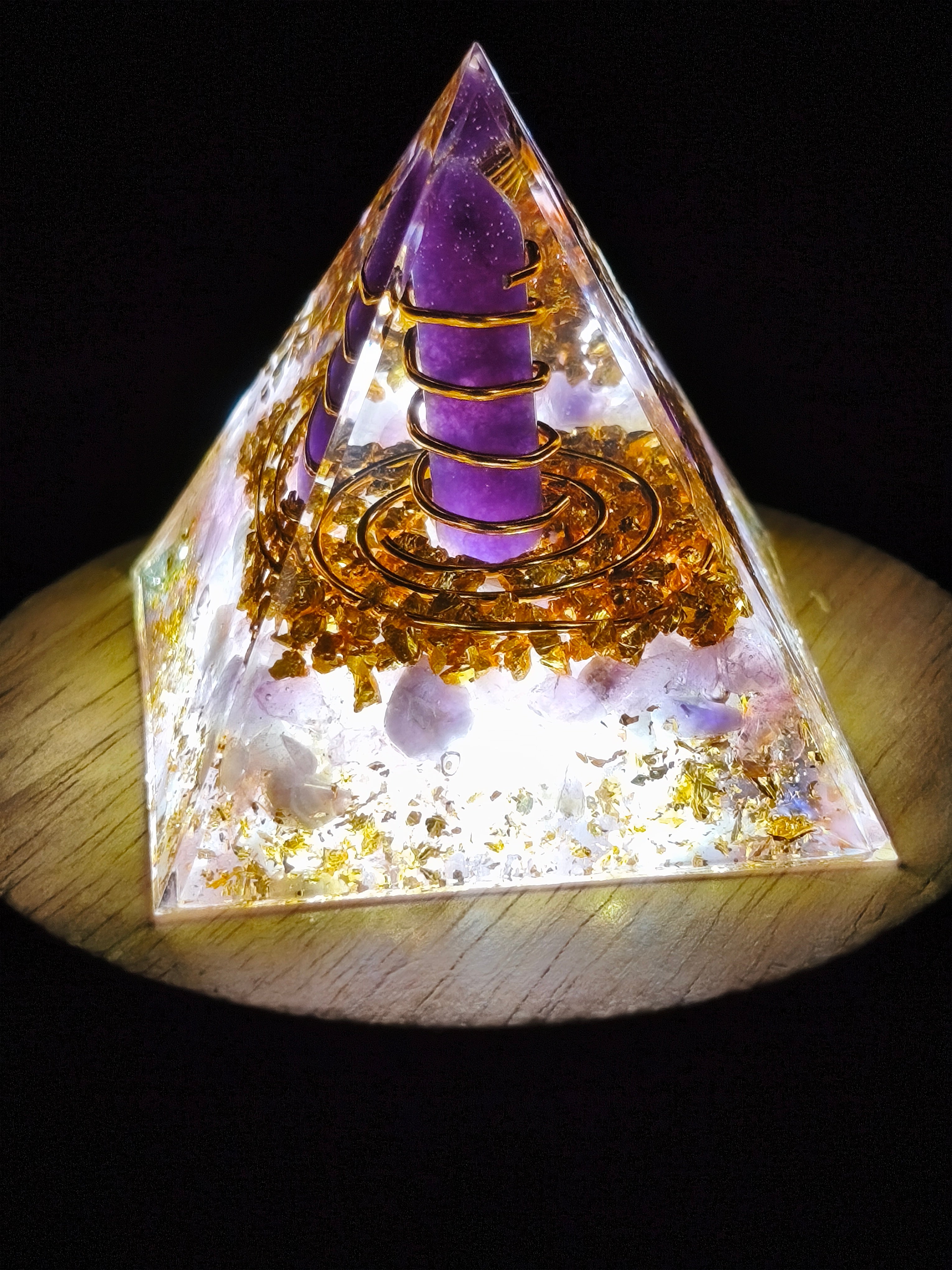 Orgonit Pyramide Energie Spirale