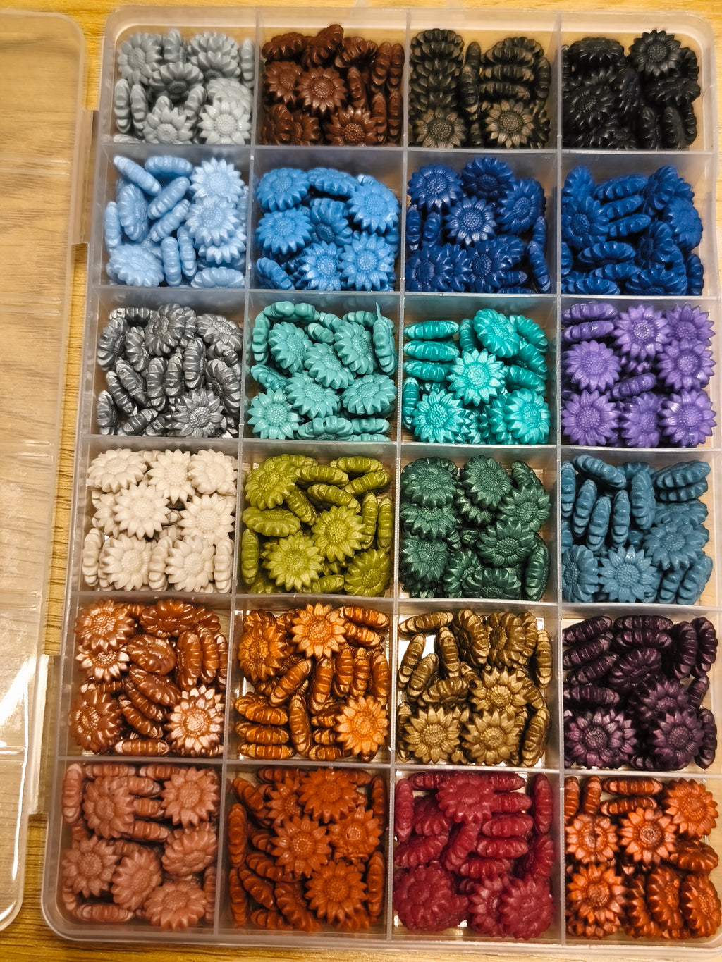 Siegelwachs Pellets - 24 Farben 600stk.