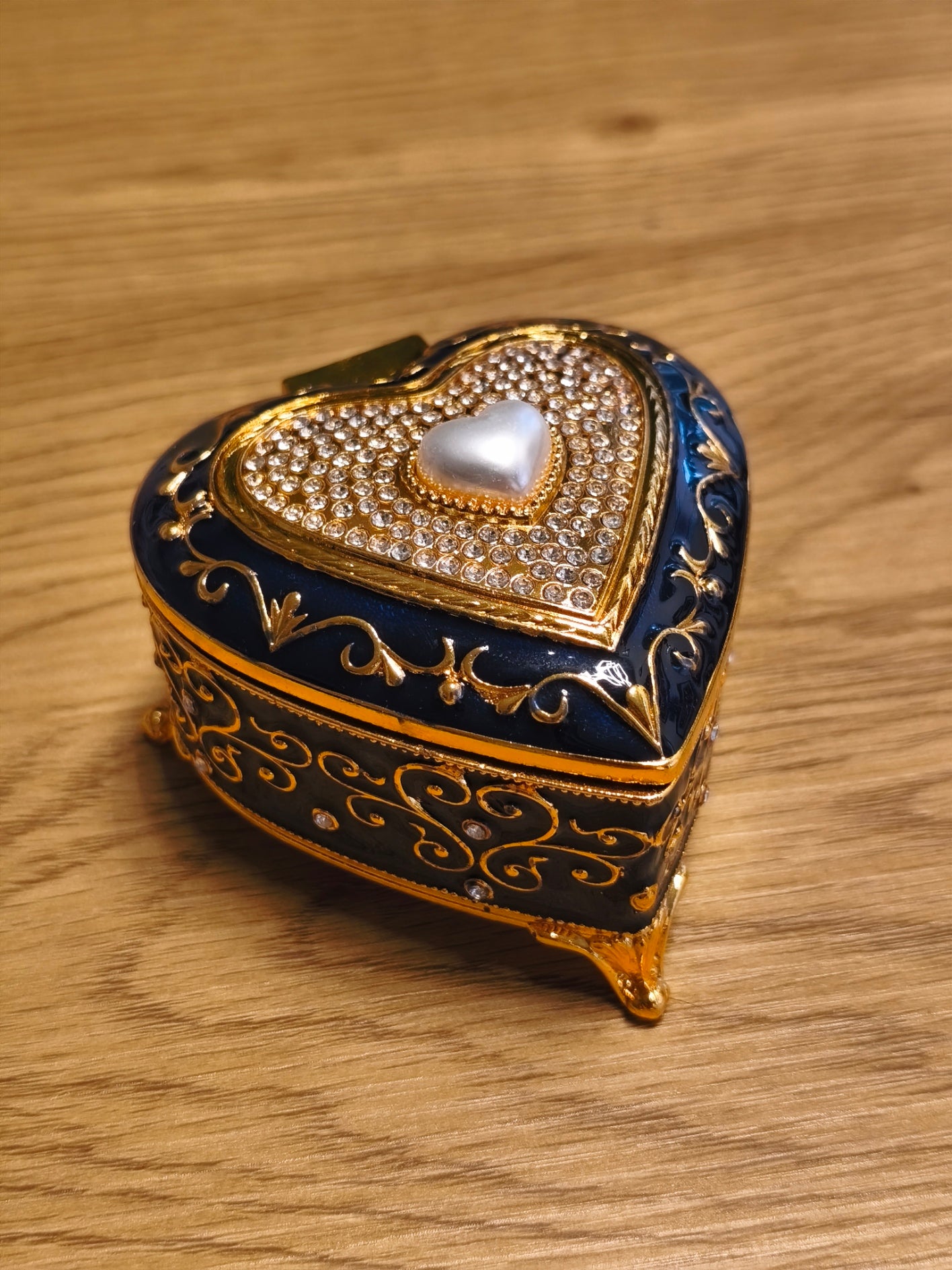 Herz Schmuckdose Vintage/Barock Stil