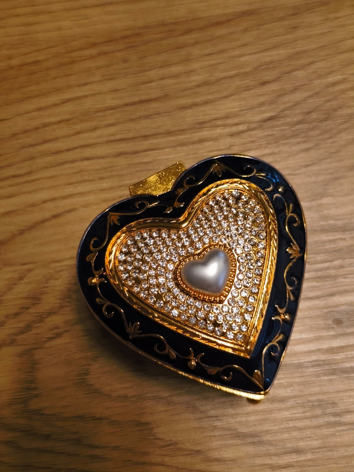 Herz Schmuckdose Vintage/Barock Stil