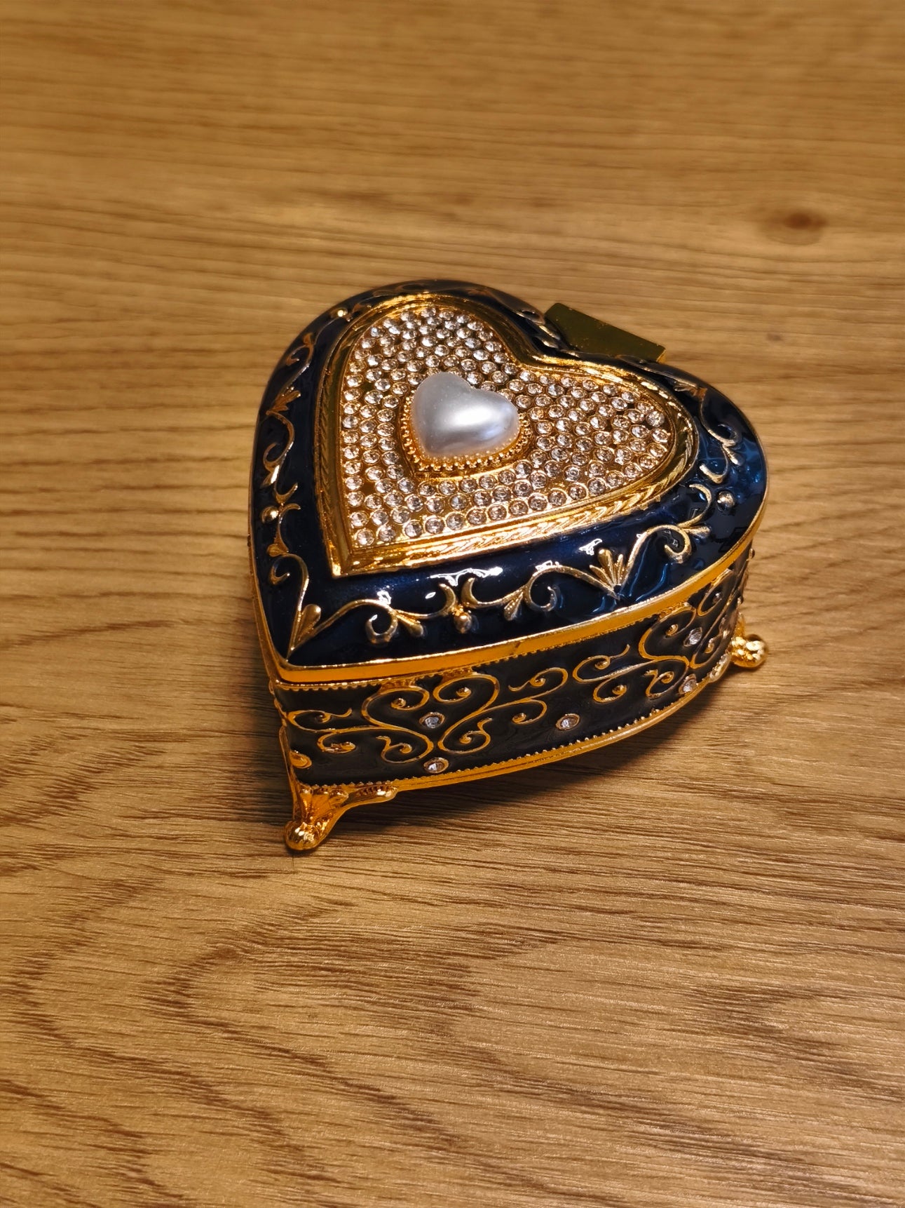 Herz Schmuckdose Vintage/Barock Stil