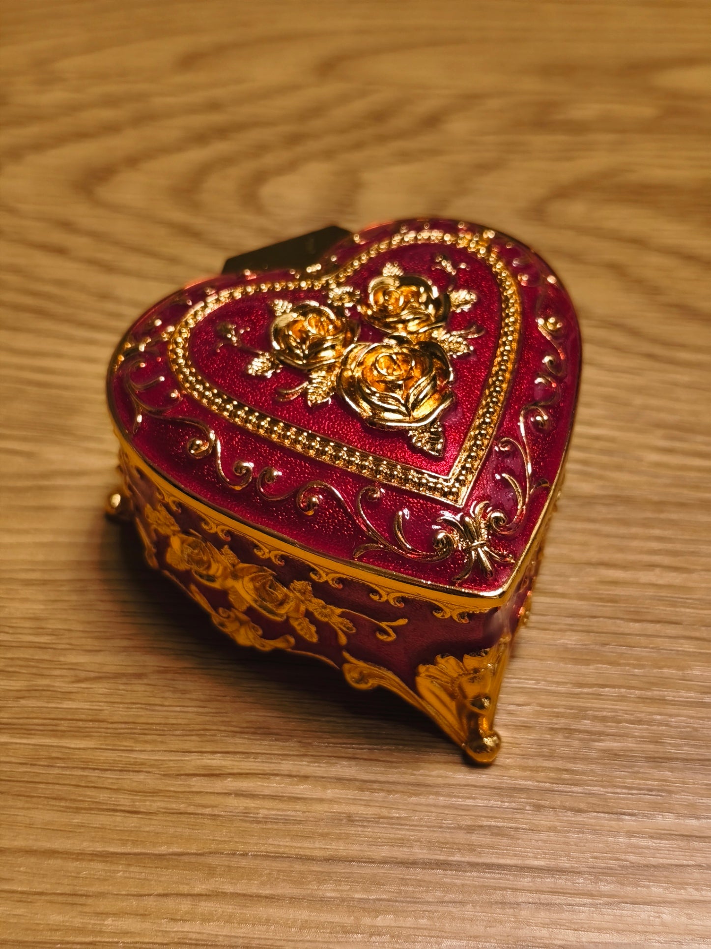 Herz Schmuckdose Vintage/Barock Stil